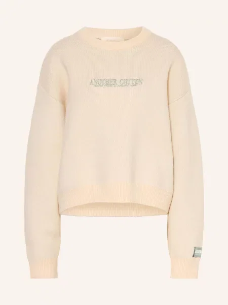 Another Cotton Lab Sweter beige beżowy