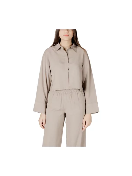 Koszula Only casual beżowa