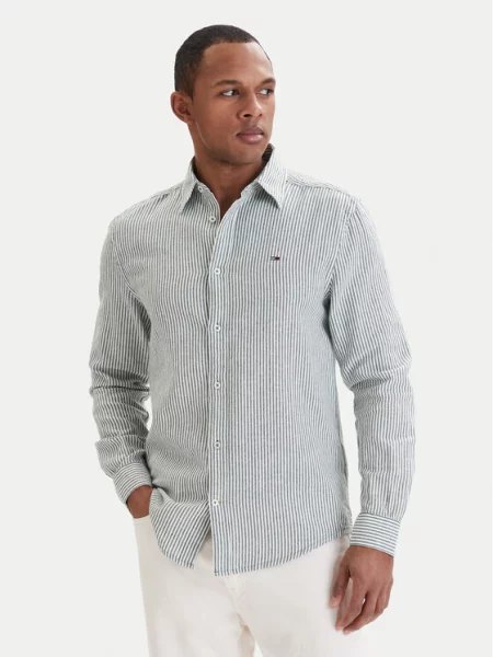 Košile Tommy Jeans zelený