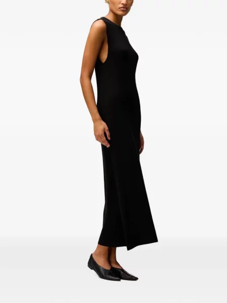 Rochie midi Retori tricotate negru