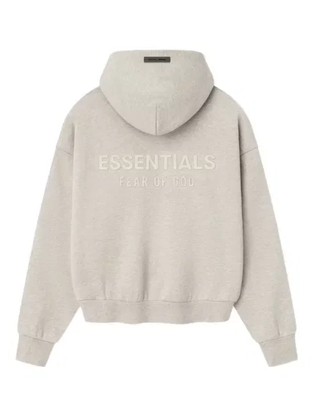 Класически суичър с качулка Fear Of God Essentials сиво