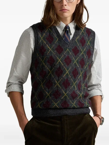 Ριγέ polo Polo Ralph Lauren με κουκούλα με αυτόγραφο λευκό