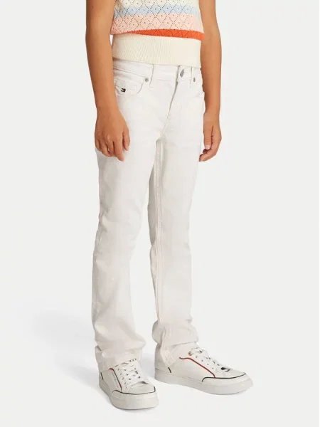Tommy Hilfiger Jeansy Flare Fit biały