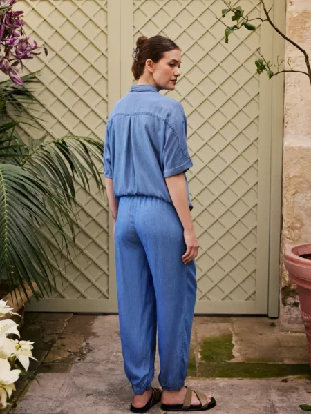 Pantaloni Marisse albastru
