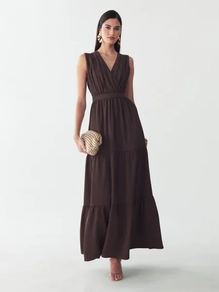 St MRLO Rochie ciocolatiu
