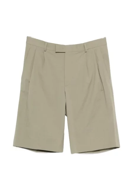 Pantaloni scurți Karl Lagerfeld plisate verde