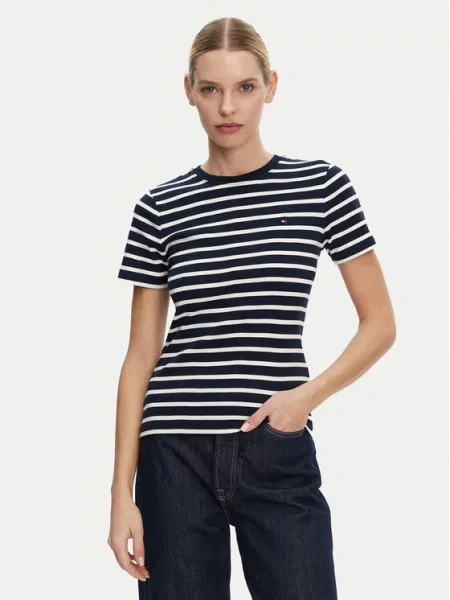 T-Shirt Tommy Hilfiger μπλε
