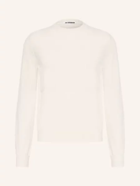 Jil Sander Sweter Z Wełny Merynosowej weiss
