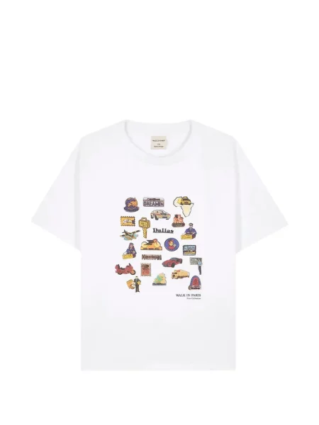 Tricou Walk In Paris alb