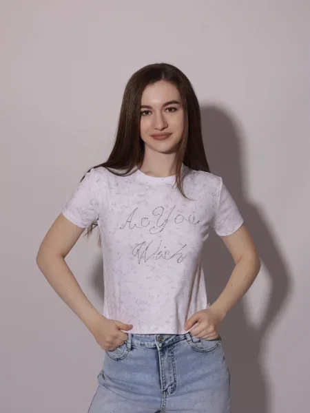 Футболка LUMO віскоза/поліестер білий