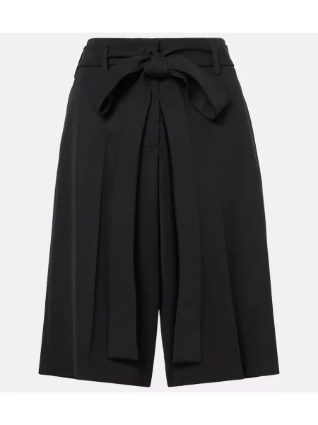 Pantaloni Valentino de lână negru
