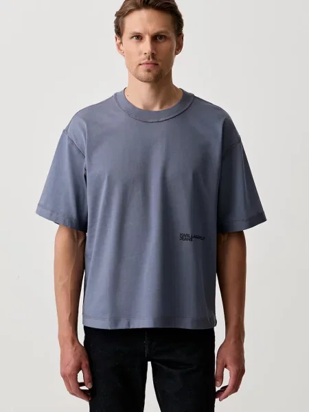 Karl Lagerfeld Jeans tricou pentru bărbați din albastru