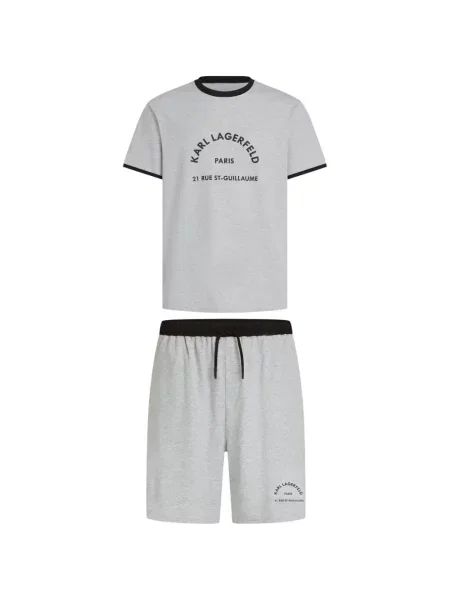 Scurt pijamale Karl Lagerfeld gri