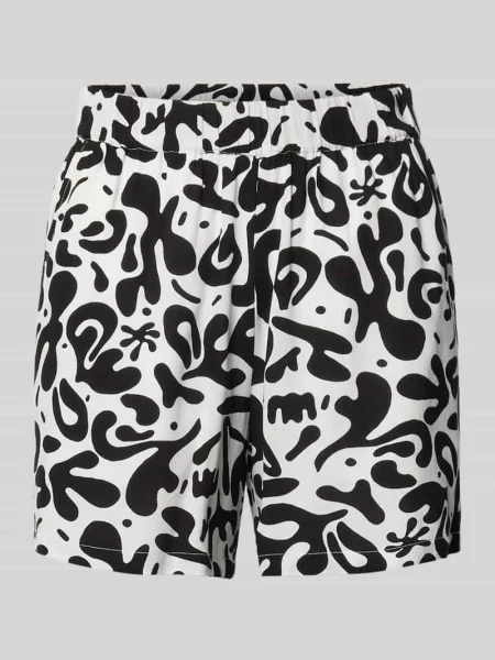 Szorty o kroju regular fit z czystej model BARRI' Pieces czarne
