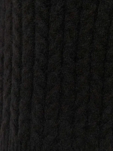 Pulover Silvian Heach cu volane negru