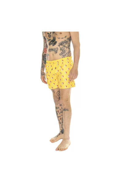 Strój kąpielowy Happy Socks żółty