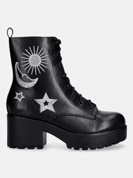 Ботинки Koi Footwear чанки серебряные