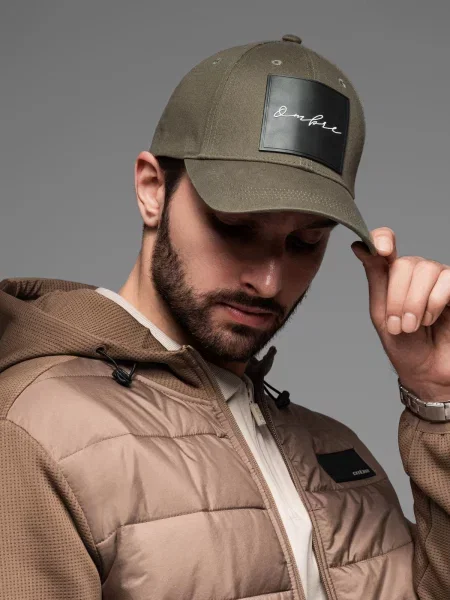 Kapa s šiltom Ombre kaki