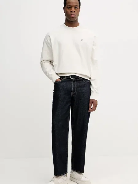 Geacă de blugi Calvin Klein Jeans bej