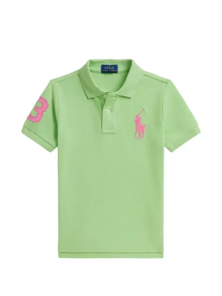 Koszulka polo dziecięca Polo Ralph Lauren zielona