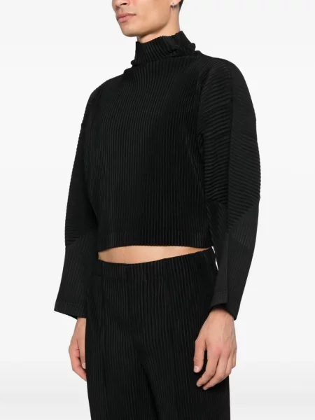 Плисирана тениска Homme Plissé Issey Miyake черно