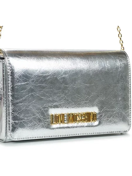 LOVE MOSCHINO Geantă Argintiu gri