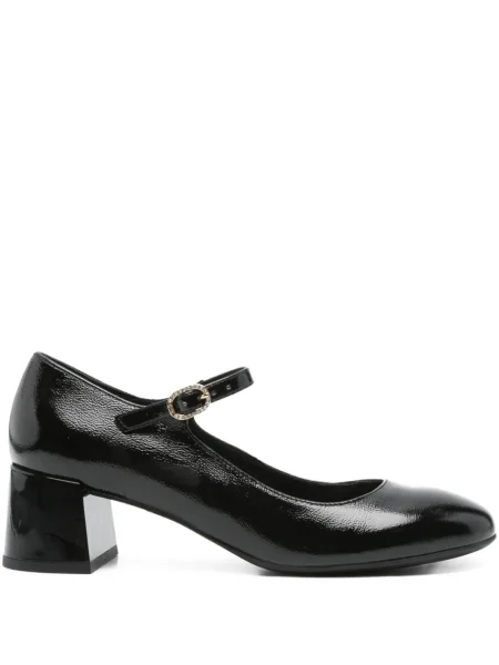 Полуотворени обувки Nero Giardini с катарама черно