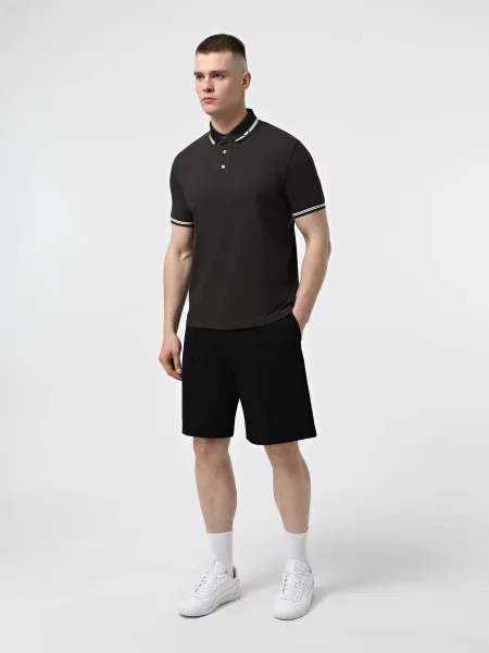 Поло Emporio Armani черное