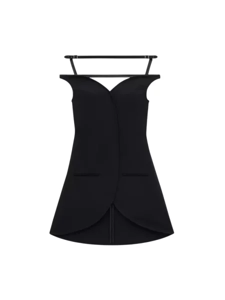 Sukienka mini Courreges czarna