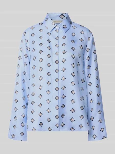 Bluzka koszulowa o kroju relaxed fit z czystego jedwabiu model DISCO' Mm By Max Mara