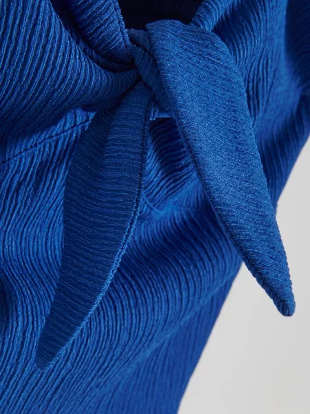 Reserved Топ на зав'язці синій