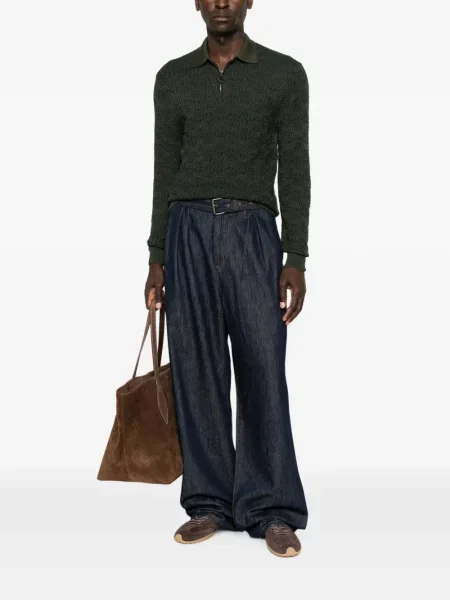 Gulerat tricou polo Etro verde