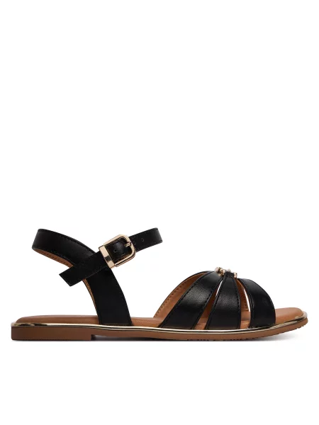 TOMMY HILFIGER Sandali črna