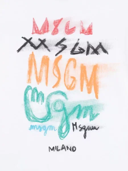 Dětské tričko Msgm bílé