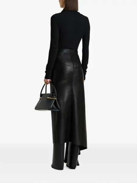Pulover Givenchy de lână drapat negru