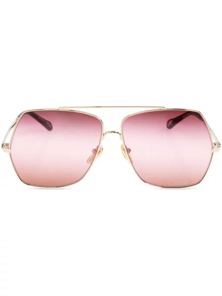 Okulary przeciwsłoneczne Chloé Eyewear złote