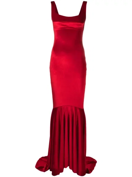 Rochie Atu Body Couture de catifea roșu