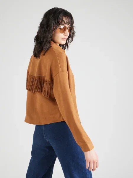 JDY Jakna od imitacije kože Sif smeđa