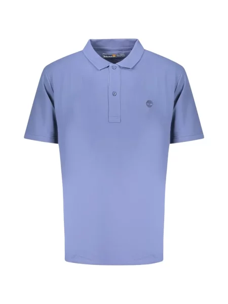 Tricou polo Timberland cu broderie albastru