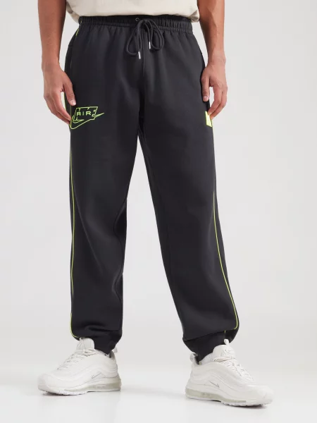 Nike Sportswear Nohavice AIR zelená čierna