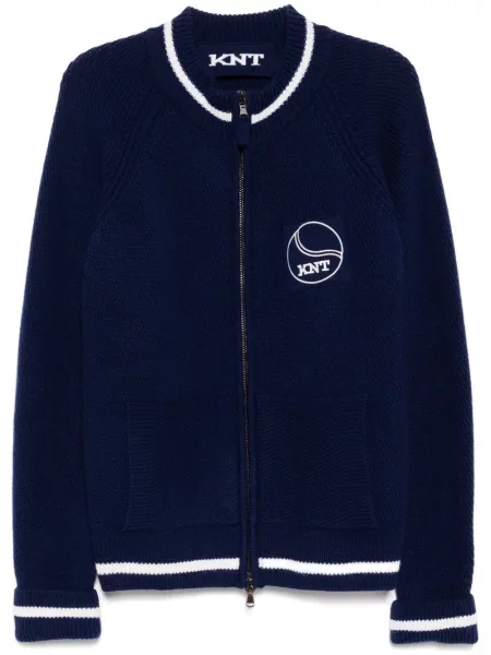 Geacă Kiton cu petice albastru