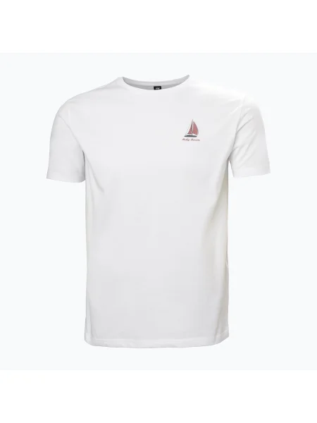 Мъжка тениска Helly Hansen Shoreline white бяло