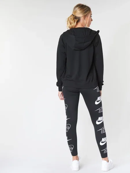 Hanorac cu glugă Nike negru