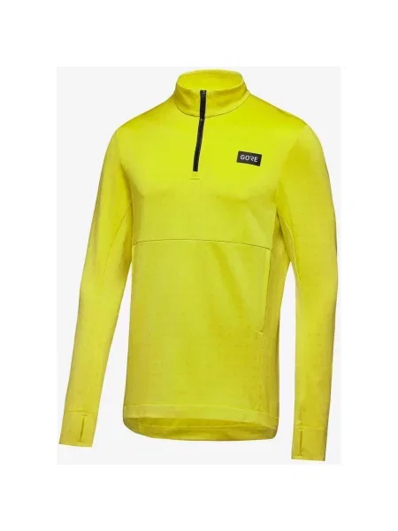 Koszulka GOREWEAR Everyday Thermo Zip długi rękaw neonowa S żółta