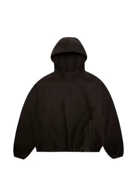 Hanorac cu glugă Rains din fleece maro