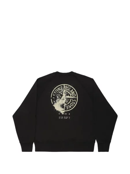 Hanorac Stone Island cu imagine negru