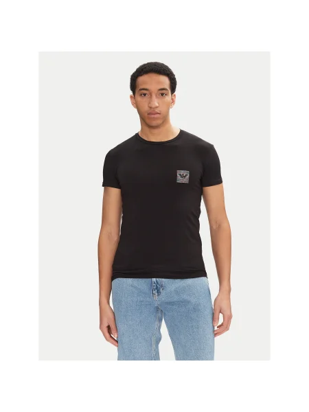 Emporio Armani Underwear Póló Slim Fit fekete