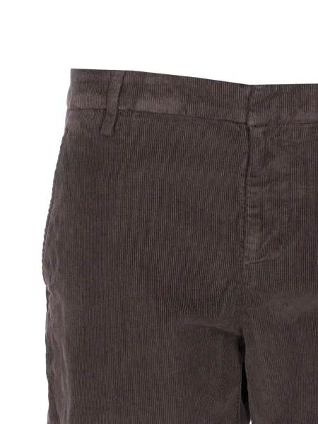 Pantaloni Dondup de catifea cord maro