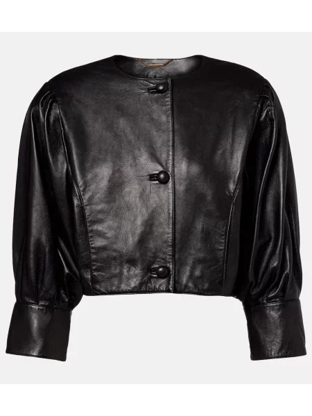 Geanta de piele Chloé negru