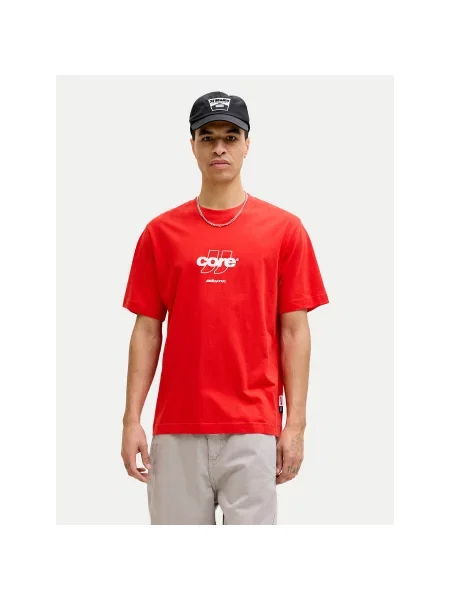 Jack & Jones T-shirt Club Relaxed Fit crvena